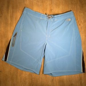 The North Face blue swim trunks XL